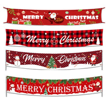 Load image into Gallery viewer, Christmas Ornaments Letters Banner Festive Party Scene Arrangement Props,Size:300 x 50cm, 001, 002, 006, 021