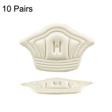 Load image into Gallery viewer, 10 Pairs Tailored Sneaker Heel Tab Anti-wear and Anti-drop Tracker, Thickness:, 5mm (Beige), 5mm (Black), 10mm (Beige), 10mm (Black)