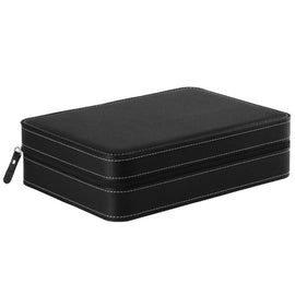 10 Bit Zipper Watch Box Storage Display Box PU Zipper Bag Watch Box, 10 Bit
