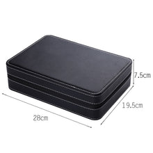 Load image into Gallery viewer, 10 Bit Zipper Watch Box Storage Display Box PU Zipper Bag Watch Box, 10 Bit