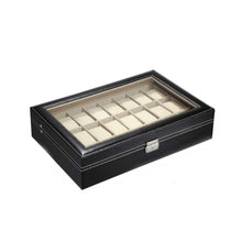 Load image into Gallery viewer, 24 Bit PU Leather Watch Storage Box Display Box, 24 Bit