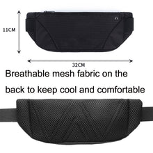 Load image into Gallery viewer, Outdoor Sports Running Ultra-light Large-capacity Close-fitting Phone Waist Bag, Yellow, Black, Blue, Grey, Silver