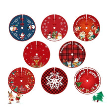 Load image into Gallery viewer, Christmas Tree Skirt Carpet Tree Bottom Cover Cloth Mat, 001, 002, 003, 004, 005, 006, 007, 009, 010, 011, 012, 015, 016, 017, 022, 023, 024, 025