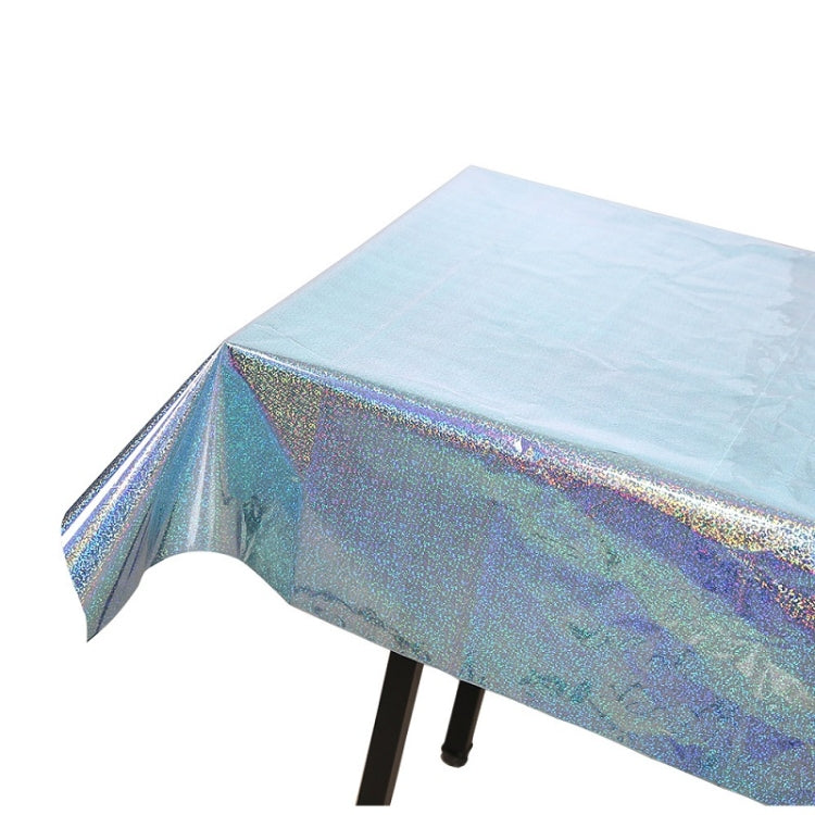 Birthday Party Foil Laser Tablecloth Wedding Decoration Supplies, Foil Laser  Pink, Foil Laser Red, Foil Laser Light Blue, Foil Laser Rose Gold, Foil Laser Gold, Foil Laser Dark Blu, Foil Laser Purple, Foil Laser Silver, Foil Laser Rose Red