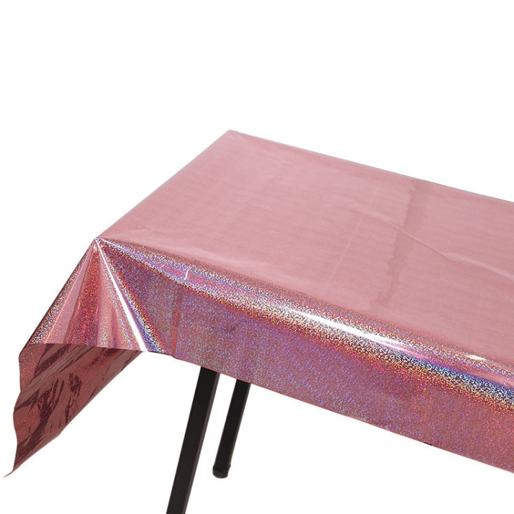 Birthday Party Foil Laser Tablecloth Wedding Decoration Supplies, Foil Laser  Pink, Foil Laser Red, Foil Laser Light Blue, Foil Laser Rose Gold, Foil Laser Gold, Foil Laser Dark Blu, Foil Laser Purple, Foil Laser Silver, Foil Laser Rose Red