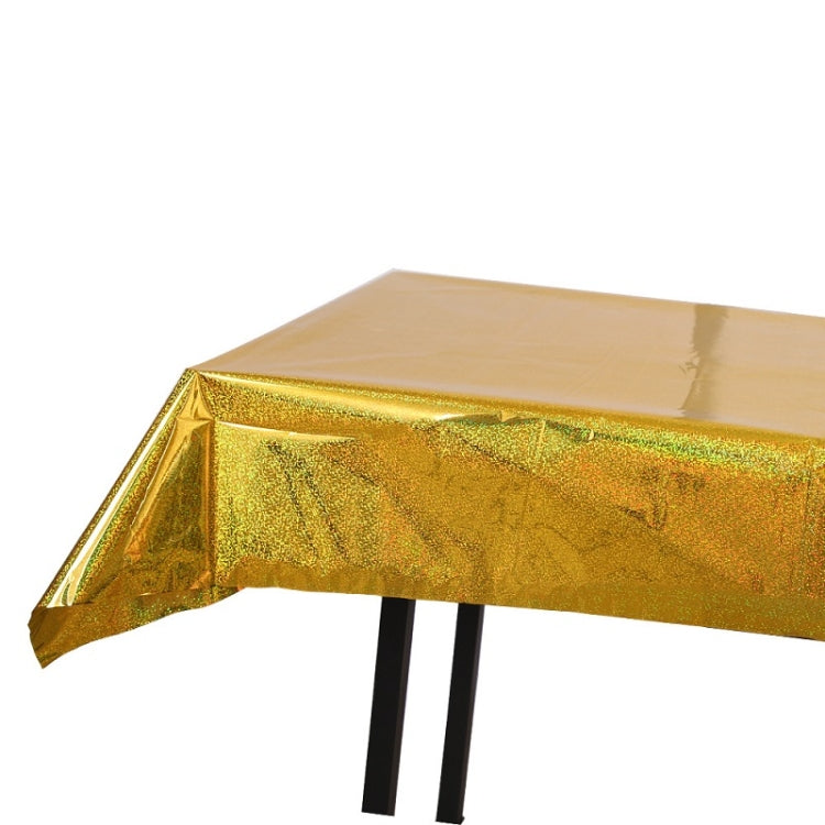 Birthday Party Foil Laser Tablecloth Wedding Decoration Supplies, Foil Laser  Pink, Foil Laser Red, Foil Laser Light Blue, Foil Laser Rose Gold, Foil Laser Gold, Foil Laser Dark Blu, Foil Laser Purple, Foil Laser Silver, Foil Laser Rose Red