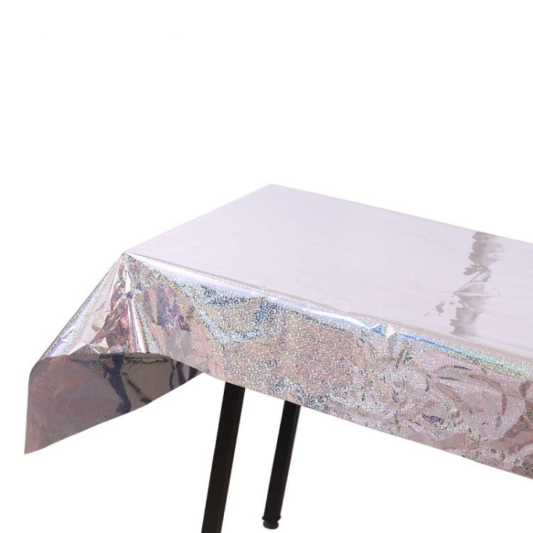 Birthday Party Foil Laser Tablecloth Wedding Decoration Supplies, Foil Laser  Pink, Foil Laser Red, Foil Laser Light Blue, Foil Laser Rose Gold, Foil Laser Gold, Foil Laser Dark Blu, Foil Laser Purple, Foil Laser Silver, Foil Laser Rose Red