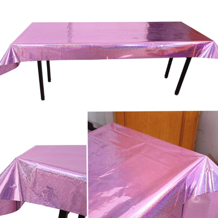 Birthday Party Foil Laser Tablecloth Wedding Decoration Supplies, Foil Laser  Pink, Foil Laser Red, Foil Laser Light Blue, Foil Laser Rose Gold, Foil Laser Gold, Foil Laser Dark Blu, Foil Laser Purple, Foil Laser Silver, Foil Laser Rose Red