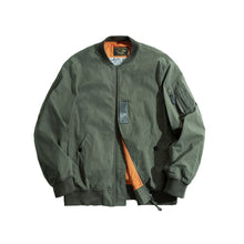 Load image into Gallery viewer, W2007119 Retro Bomber Jacket Autumn and Winter Casual Baseball Uniform, M, XL, 2XL, 3XL