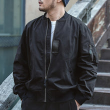 Load image into Gallery viewer, W2007119 Retro Bomber Jacket Autumn and Winter Casual Baseball Uniform, M, XL, 2XL, 3XL