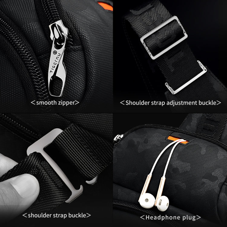 Tigernu T-S8182 Men Sports Chest Bag Waterproof Shoulder Bag