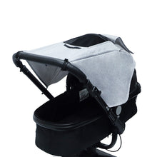 Load image into Gallery viewer, Universal Baby Stroller Accessories Sun Shade Cover With Visible Sunroof, Gray, Pink, Black