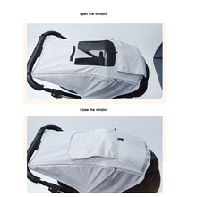 Load image into Gallery viewer, Universal Baby Stroller Accessories Sun Shade Cover With Visible Sunroof, Gray, Pink, Black