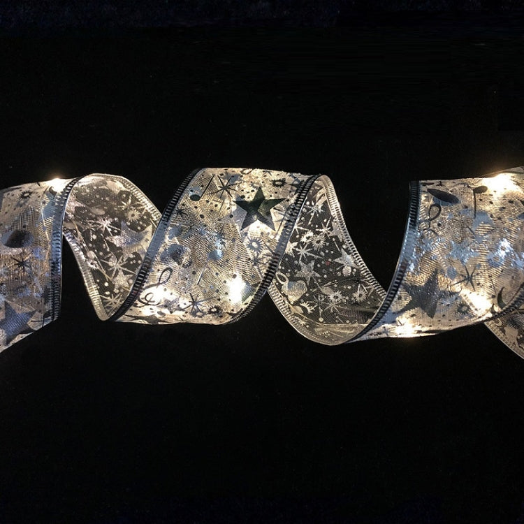 Christmas LED Lights Bronzing Double Ribbon String Lights, 1m, 2m, 4m, 5m, 10m, 20m