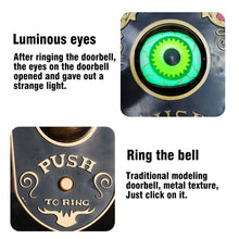 Load image into Gallery viewer, Halloween One-eyed Doorbell Glowing Horror Sound Decoration Pendant, Black, White, Green Eye Spider, Red Eye Spider