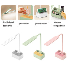 Load image into Gallery viewer, TD6 Student Mobile Phone Holder Pen Holder Eye Protection USB Desk Lamp