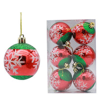 Load image into Gallery viewer, 6pcs/pack 6cm Painted Christmas Ball Decoration Props