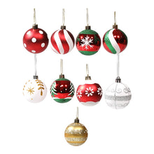 Load image into Gallery viewer, 6pcs/pack 6cm Painted Christmas Ball Decoration Props