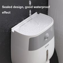 Load image into Gallery viewer, ECOCO E1804 Toilet Multifunctional Double-layers Tissue Rack, White+Gray, White+Black, Pink+Pink, Blue+Blue