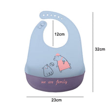 Load image into Gallery viewer, Baby Oil Spray Waterproof Silicone Bib Ultra-thin Saliva Towel, Pattern:, Funny Panda, Bear Baby, Lemon Game, Orange, Lemon Singer, Dinosaurs Athlete, Pear Brothers, Baby Panda, Animal House, Rabbit BATT2, Lion Dot 2, Rabbit Glasses 2, Good Bear 2     ...
