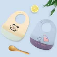 Load image into Gallery viewer, Baby Oil Spray Waterproof Silicone Bib Ultra-thin Saliva Towel, Pattern:, Funny Panda, Bear Baby, Lemon Game, Orange, Lemon Singer, Dinosaurs Athlete, Pear Brothers, Baby Panda, Animal House, Rabbit BATT2, Lion Dot 2, Rabbit Glasses 2, Good Bear 2     ...