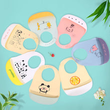 Load image into Gallery viewer, Baby Oil Spray Waterproof Silicone Bib Ultra-thin Saliva Towel, Pattern:, Funny Panda, Bear Baby, Lemon Game, Orange, Lemon Singer, Dinosaurs Athlete, Pear Brothers, Baby Panda, Animal House, Rabbit BATT2, Lion Dot 2, Rabbit Glasses 2, Good Bear 2     ...