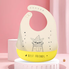 Load image into Gallery viewer, Baby Oil Spray Waterproof Silicone Bib Ultra-thin Saliva Towel, Pattern:, Funny Panda, Bear Baby, Lemon Game, Orange, Lemon Singer, Dinosaurs Athlete, Pear Brothers, Baby Panda, Animal House, Rabbit BATT2, Lion Dot 2, Rabbit Glasses 2, Good Bear 2     ...