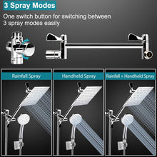 Load image into Gallery viewer, Pressurized Water-Saving Top Spray Handheld Dual Shower Set, Dual Shower Set