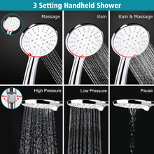Load image into Gallery viewer, Pressurized Water-Saving Top Spray Handheld Dual Shower Set, Dual Shower Set