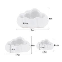 Load image into Gallery viewer, 2 PCS Cloud DIY Mirror Silicone Mold, Specification: Large, Small, Medium, Large