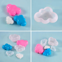 Load image into Gallery viewer, 2 PCS Cloud DIY Mirror Silicone Mold, Specification: Large, Small, Medium, Large