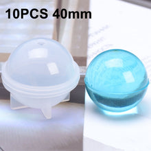 Load image into Gallery viewer, Crystal Epoxy Ball Silicone Mould DIY Handmade Jewelry Sphere Making Mould, 20 PCS 20mm, 20 PCS 30mm, 10 PCS 40mm, 4 PCS 50mm, 4 PCS  60mm