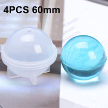 Load image into Gallery viewer, Crystal Epoxy Ball Silicone Mould DIY Handmade Jewelry Sphere Making Mould, 20 PCS 20mm, 20 PCS 30mm, 10 PCS 40mm, 4 PCS 50mm, 4 PCS  60mm