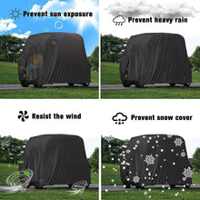 Load image into Gallery viewer, 210D Oxford Cloth Golf Cart Cover Scooter Kart Dust Cover, 242 x 122 x 168 cm, 275 x 122 x 168 cm, 285 x 122 x 168cm