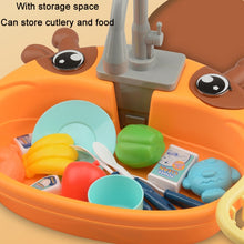 Load image into Gallery viewer, Children Kitchen Toys Electric Circulating Water Dishwasher