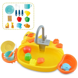 Children Kitchen Toys Electric Circulating Water Dishwasher