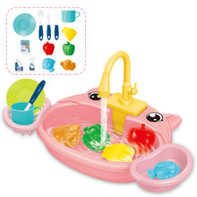 Load image into Gallery viewer, Children Kitchen Toys Electric Circulating Water Dishwasher