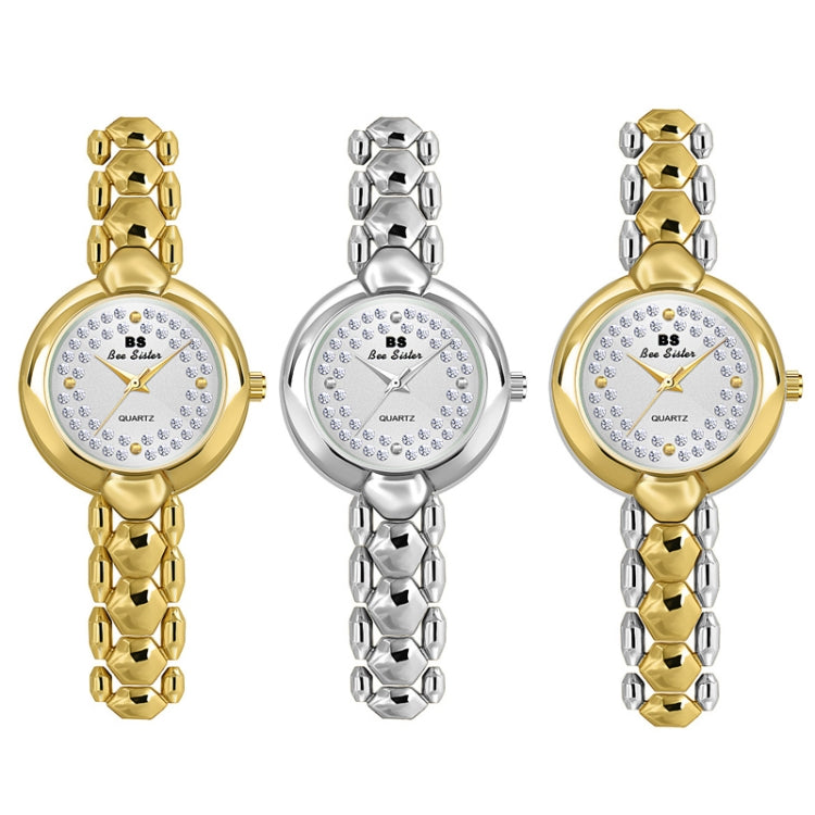 BS Bee Sister FA1691  Ladies Diamond Watch Jewelry Chain Watch
