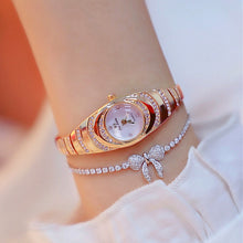 Load image into Gallery viewer, BS Bee Sister  FA1540  Ladies Oval Small Chain Watch with Diamonds