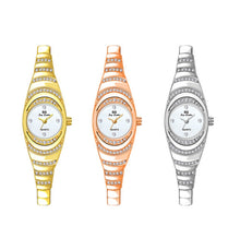 Load image into Gallery viewer, BS Bee Sister  FA1540  Ladies Oval Small Chain Watch with Diamonds