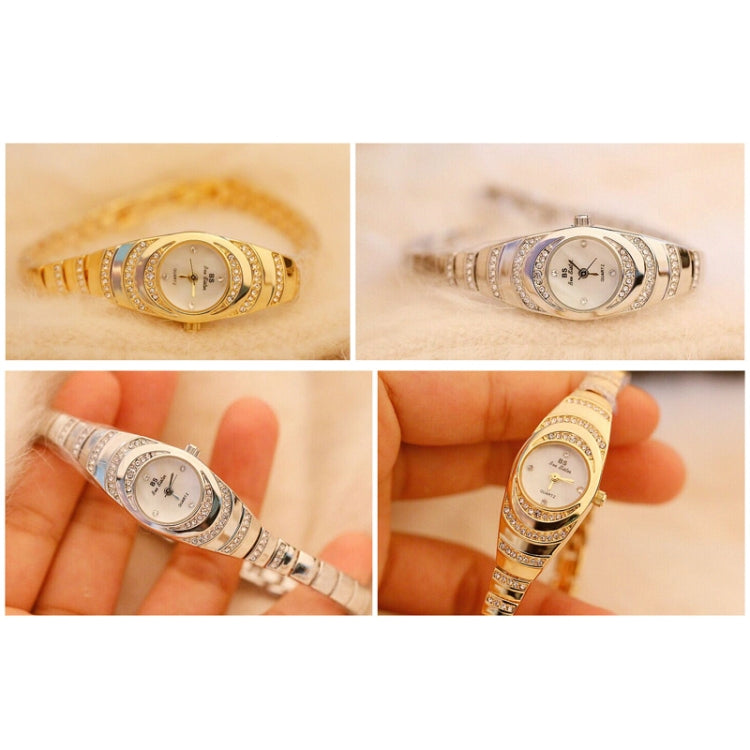 BS Bee Sister  FA1540  Ladies Oval Small Chain Watch with Diamonds