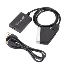 Load image into Gallery viewer, HDMI To Scart Converter 1080p HD Video Adapter, HDMI to SCART 1080P