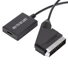 Load image into Gallery viewer, HDMI To Scart Converter 1080p HD Video Adapter, HDMI to SCART 1080P