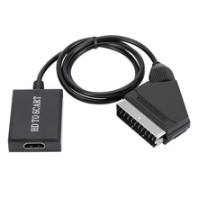 Load image into Gallery viewer, HDMI To Scart Converter 1080p HD Video Adapter, HDMI to SCART 1080P