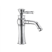 Load image into Gallery viewer, All Bronze Bathroom Basin Hot And Cold Water Faucet, Style:, Electroplated Short Model, Electroplated Short Model+Water Inlet Pipe, Electroplated High Model, Electroplated High Model+Water Inlet Pipe, Gold Short Model, Gold Short Model+Water Inlet Pipe...