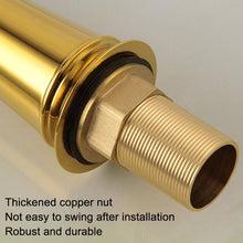 Load image into Gallery viewer, All Bronze Bathroom Basin Hot And Cold Water Faucet, Style:, Electroplated Short Model, Electroplated Short Model+Water Inlet Pipe, Electroplated High Model, Electroplated High Model+Water Inlet Pipe, Gold Short Model, Gold Short Model+Water Inlet Pipe...