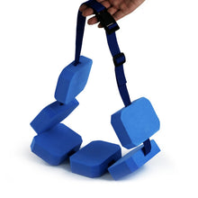Load image into Gallery viewer, EVA Training Pool Foam Belt Adjustable Back Floating Foam Swimming Floating Waistband