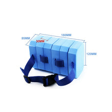 Load image into Gallery viewer, EVA Training Pool Foam Belt Adjustable Back Floating Foam Swimming Floating Waistband