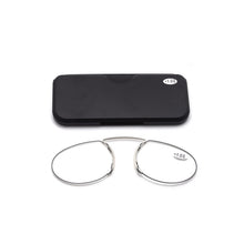 Load image into Gallery viewer, Pince-nez Reading Glasses Frameless Magnifying Glasses