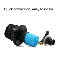 Load image into Gallery viewer, For Paddle Kayak Surfboard Valve Adapter Car Pump Conversion Head, Orange, Blue